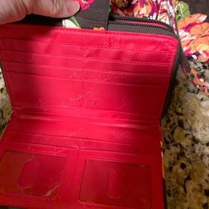 Vera Bradley English Rose Turnlock Wallet